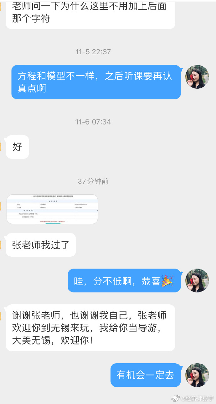 經(jīng)濟(jì)師查分報喜6