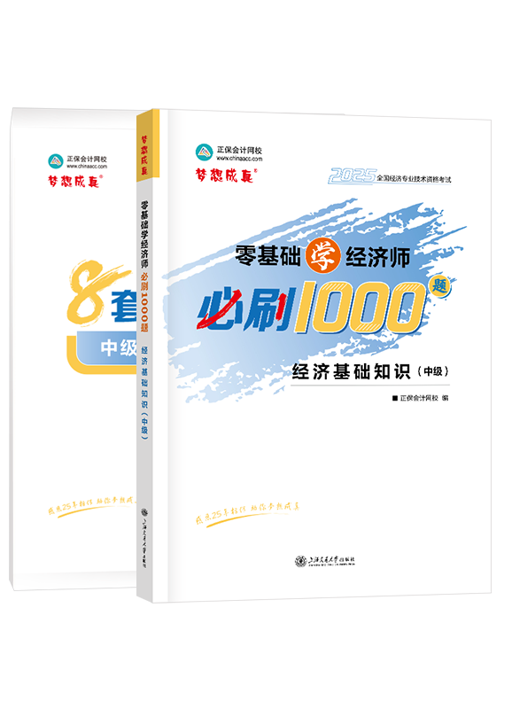 2025年中級經(jīng)濟師《中級經(jīng)濟基礎知識》必刷1000題+8套卷