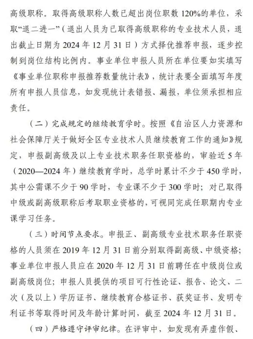 關(guān)于做好2025年自治區(qū)知識產(chǎn)權(quán)專業(yè)高級職稱評審工作的通知5